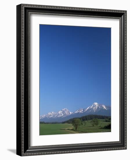 High Tatra Mountains from Near Poprad, Slovakia-Upperhall-Framed Photographic Print