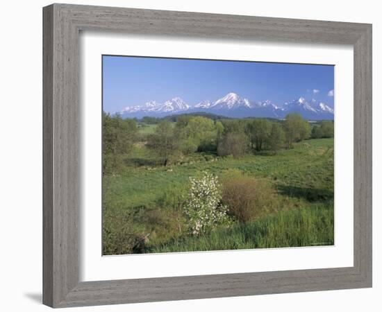 High Tatra Mountains from Near Poprad, Slovakia-Upperhall-Framed Photographic Print