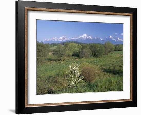 High Tatra Mountains from Near Poprad, Slovakia-Upperhall-Framed Photographic Print