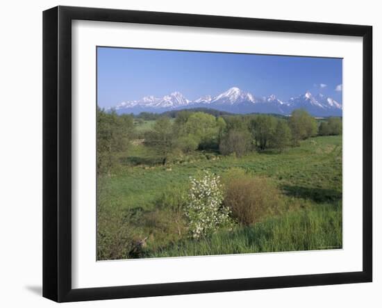 High Tatra Mountains from Near Poprad, Slovakia-Upperhall-Framed Photographic Print