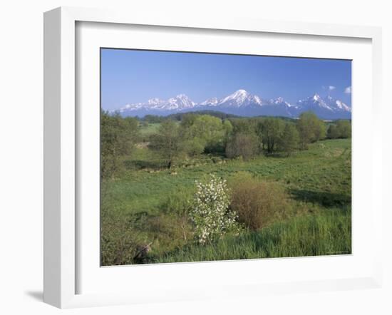 High Tatra Mountains from Near Poprad, Slovakia-Upperhall-Framed Photographic Print