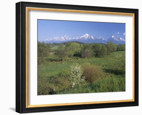 High Tatra Mountains from Near Poprad, Slovakia-Upperhall-Framed Photographic Print