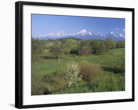 High Tatra Mountains from Near Poprad, Slovakia-Upperhall-Framed Photographic Print