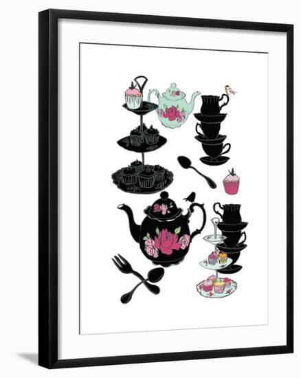 High Tea, 2013-Anna Platts-Framed Giclee Print