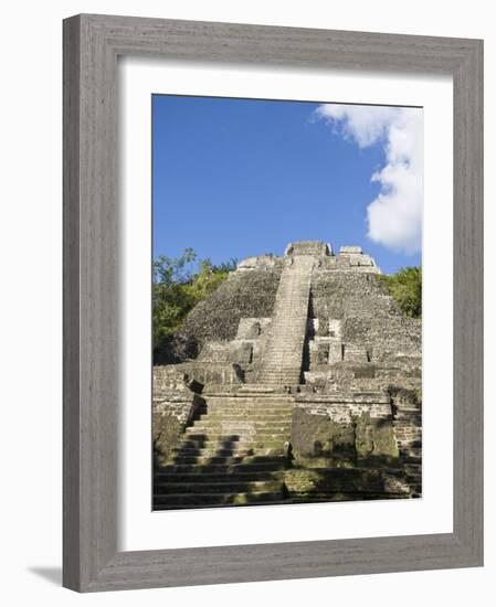 High Temple, the Highest Temple at the Mayan Site at Lamanai, Lamanai, Belize, Central America-Jane Sweeney-Framed Photographic Print