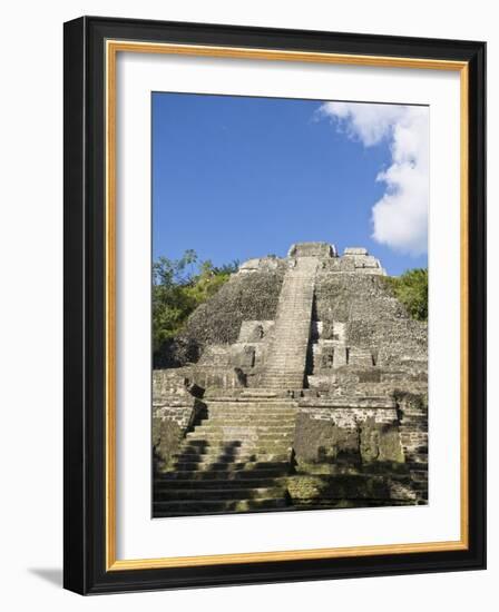 High Temple, the Highest Temple at the Mayan Site at Lamanai, Lamanai, Belize, Central America-Jane Sweeney-Framed Photographic Print