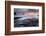 High tide at Trebarwith Strand at sunset, North Cornwall, UK-Ross Hoddinott-Framed Photographic Print