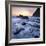 High Tide on Duckpool Beach at Sunset, North Cornwall, England. Spring-Adam Burton-Framed Photographic Print