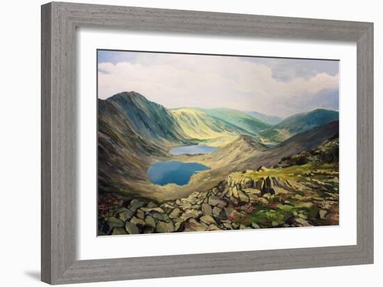 High Up In The Mountains-kirilstanchev-Framed Premium Giclee Print