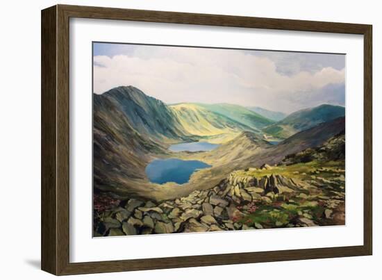 High Up In The Mountains-kirilstanchev-Framed Premium Giclee Print