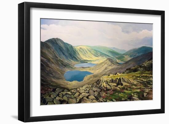 High Up In The Mountains-kirilstanchev-Framed Premium Giclee Print