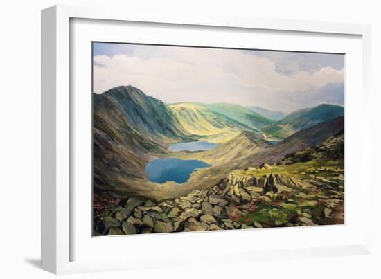 High Up In The Mountains-kirilstanchev-Framed Premium Giclee Print