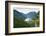 High View of Geiranger and Geirangerfjord, UNESCO World Heritage Site, Norway, Scandinavia, Europe-Amanda Hall-Framed Photographic Print