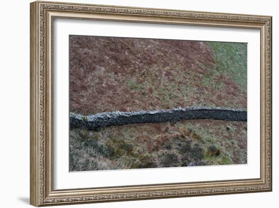 High View of Stone Wall-Clive Nolan-Framed Photographic Print