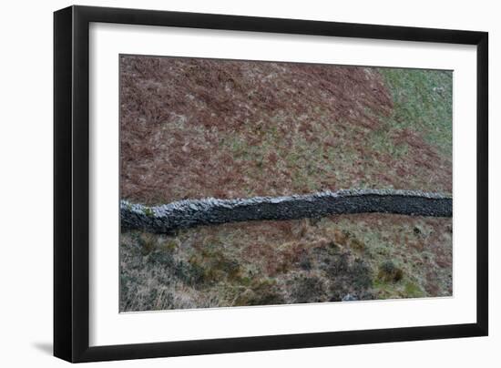 High View of Stone Wall-Clive Nolan-Framed Photographic Print