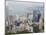 High View of the Hong Kong Island Skyline and Victoria Harbour from Victoria Peak, Hong Kong, China-Amanda Hall-Mounted Photographic Print