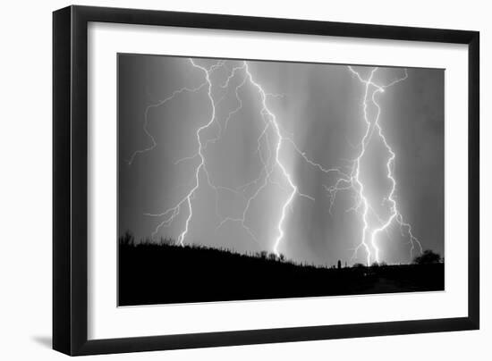 High Voltage BW-Douglas Taylor-Framed Photo