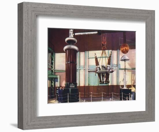 High voltage test house, 1938-Unknown-Framed Giclee Print