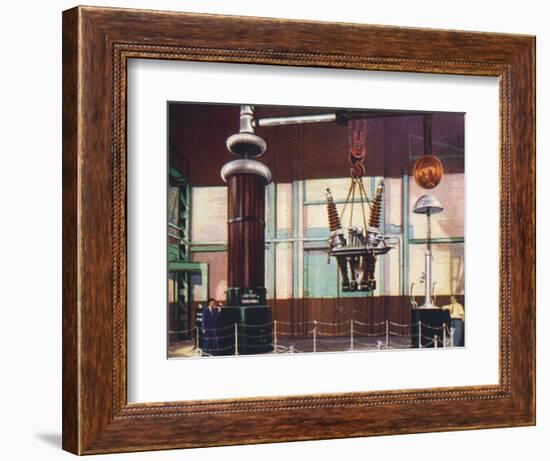 High voltage test house, 1938-Unknown-Framed Giclee Print