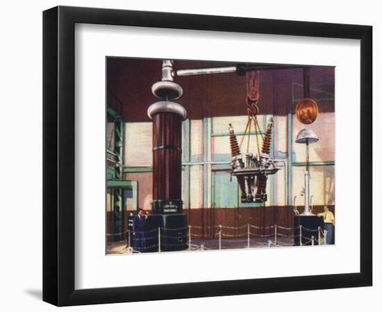 High voltage test house, 1938-Unknown-Framed Giclee Print