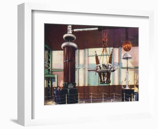 High voltage test house, 1938-Unknown-Framed Giclee Print