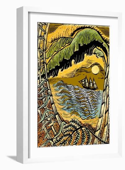 High Wind in Jamaica-Mary Kuper-Framed Giclee Print