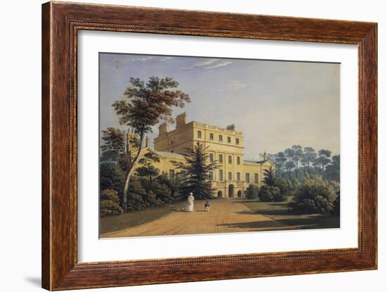 Higham House in Woodford-John Varley-Framed Giclee Print
