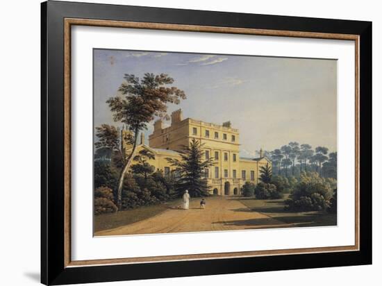 Higham House in Woodford-John Varley-Framed Giclee Print