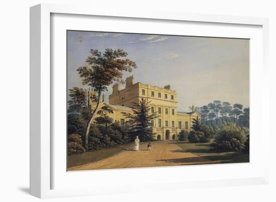 Higham House in Woodford-John Varley-Framed Giclee Print