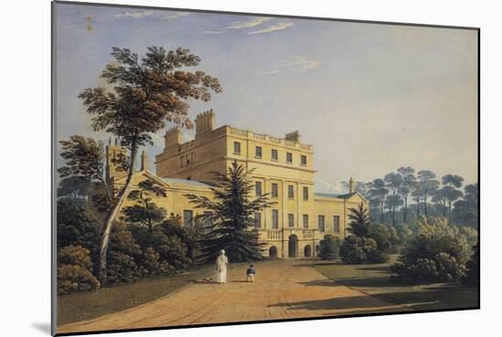 Higham House in Woodford-John Varley-Mounted Giclee Print