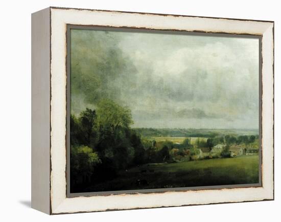 Higham Village am Flusse Stour, c.1804-John Constable-Framed Premier Image Canvas