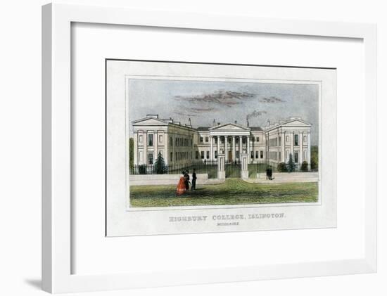 Highbury College, Islington, London, Mid 19th Century-null-Framed Giclee Print