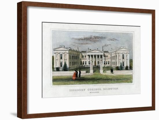 Highbury College, Islington, London, Mid 19th Century-null-Framed Giclee Print