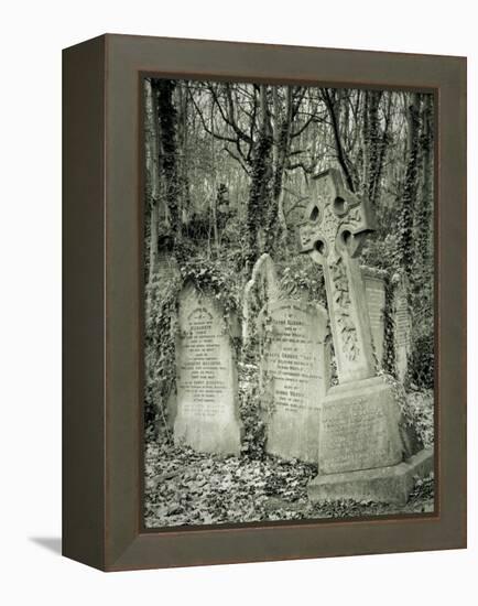 Highgate Cemetery, London, England-Jon Arnold-Framed Premier Image Canvas