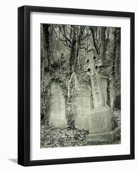 Highgate Cemetery, London, England-Jon Arnold-Framed Photographic Print