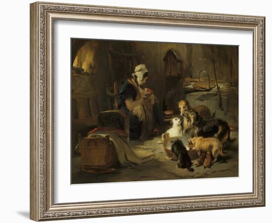 Highland Breakfast, c.1834-Edwin Henry Landseer-Framed Giclee Print