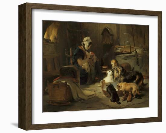 Highland Breakfast, c.1834-Edwin Henry Landseer-Framed Giclee Print