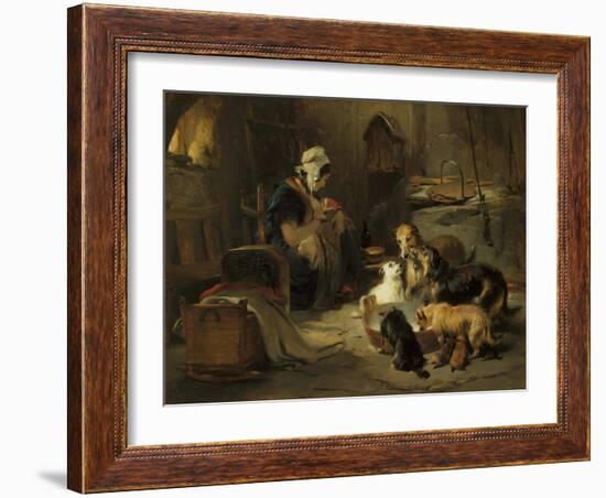 Highland Breakfast, c.1834-Edwin Henry Landseer-Framed Giclee Print