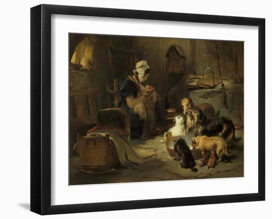 Highland Breakfast, c.1834-Edwin Henry Landseer-Framed Giclee Print