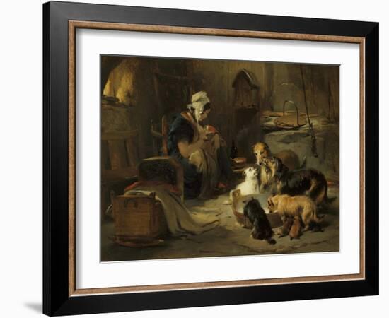 Highland Breakfast, c.1834-Edwin Henry Landseer-Framed Giclee Print