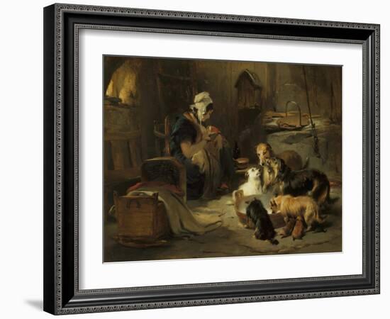 Highland Breakfast, c.1834-Edwin Henry Landseer-Framed Giclee Print