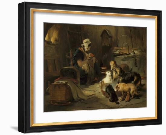 Highland Breakfast, c.1834-Edwin Henry Landseer-Framed Giclee Print