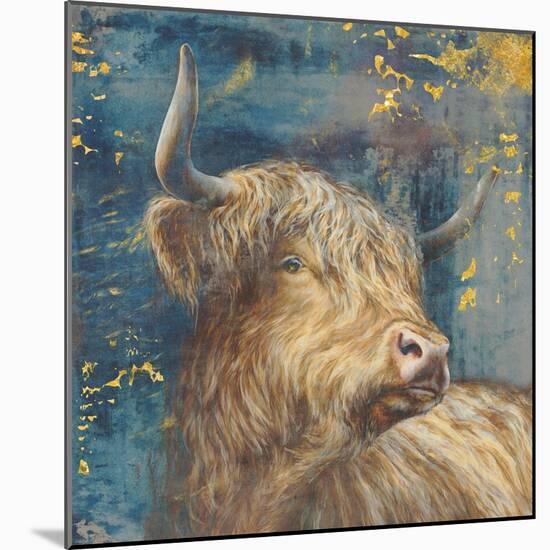 Highland Bull-Dina Peregojina-Mounted Art Print