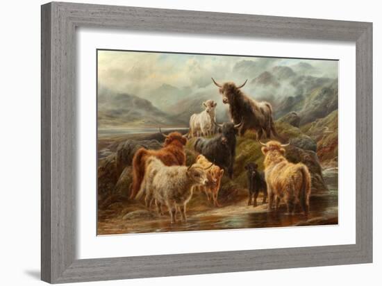 Highland Cattle, 1894-Robert Watson-Framed Giclee Print