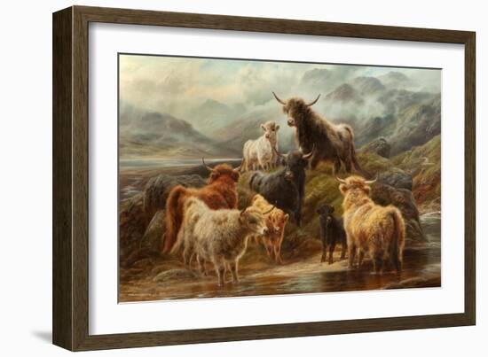 Highland Cattle, 1894-Robert Watson-Framed Giclee Print