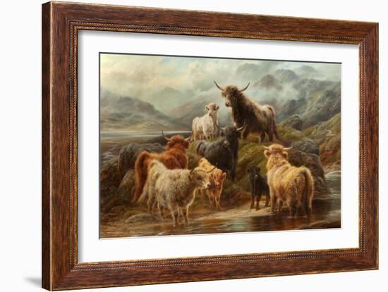 Highland Cattle, 1894-Robert Watson-Framed Giclee Print