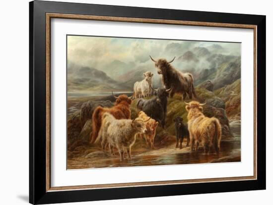 Highland Cattle, 1894-Robert Watson-Framed Giclee Print