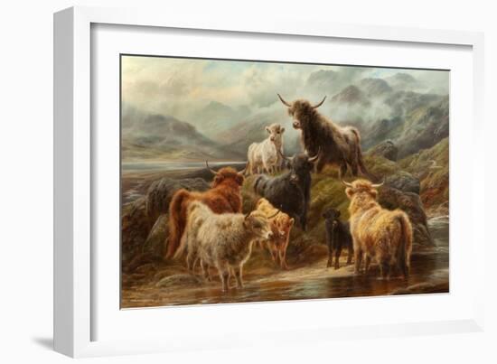 Highland Cattle, 1894-Robert Watson-Framed Giclee Print