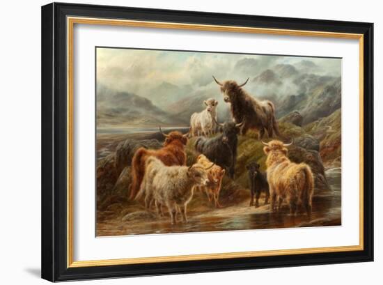Highland Cattle, 1894-Robert Watson-Framed Giclee Print