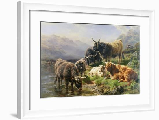 Highland Cattle-William Watson-Framed Giclee Print